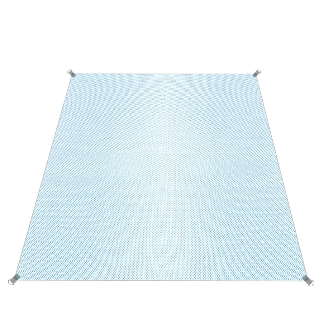 Plážová podložka sand‑free XXL 200×200 cm – modrá
