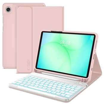 Tech-Protect SC Pen Keyboard puzdro s klávesnicou na Samsung Galaxy Tab A9 / A11 8.7'', ružové b A9 / A11 8.7'', ružové