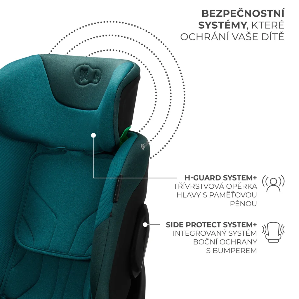 KINDERKRAFT SELECT Autosedačka i-Fix 40-150 cm Harbor blue 1×1 ks, autosedačka