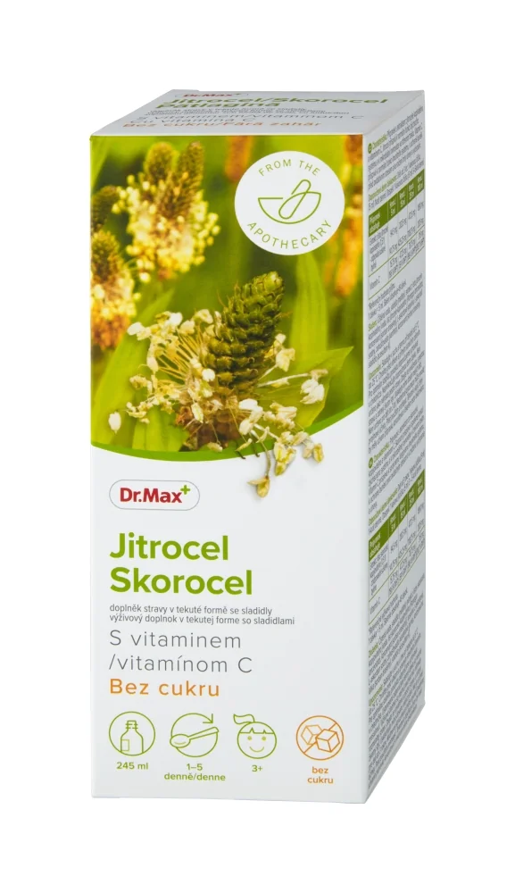 Dr. Max Skorocel s vitamínom C Bez cukru 1×245 ml, výživový doplnok