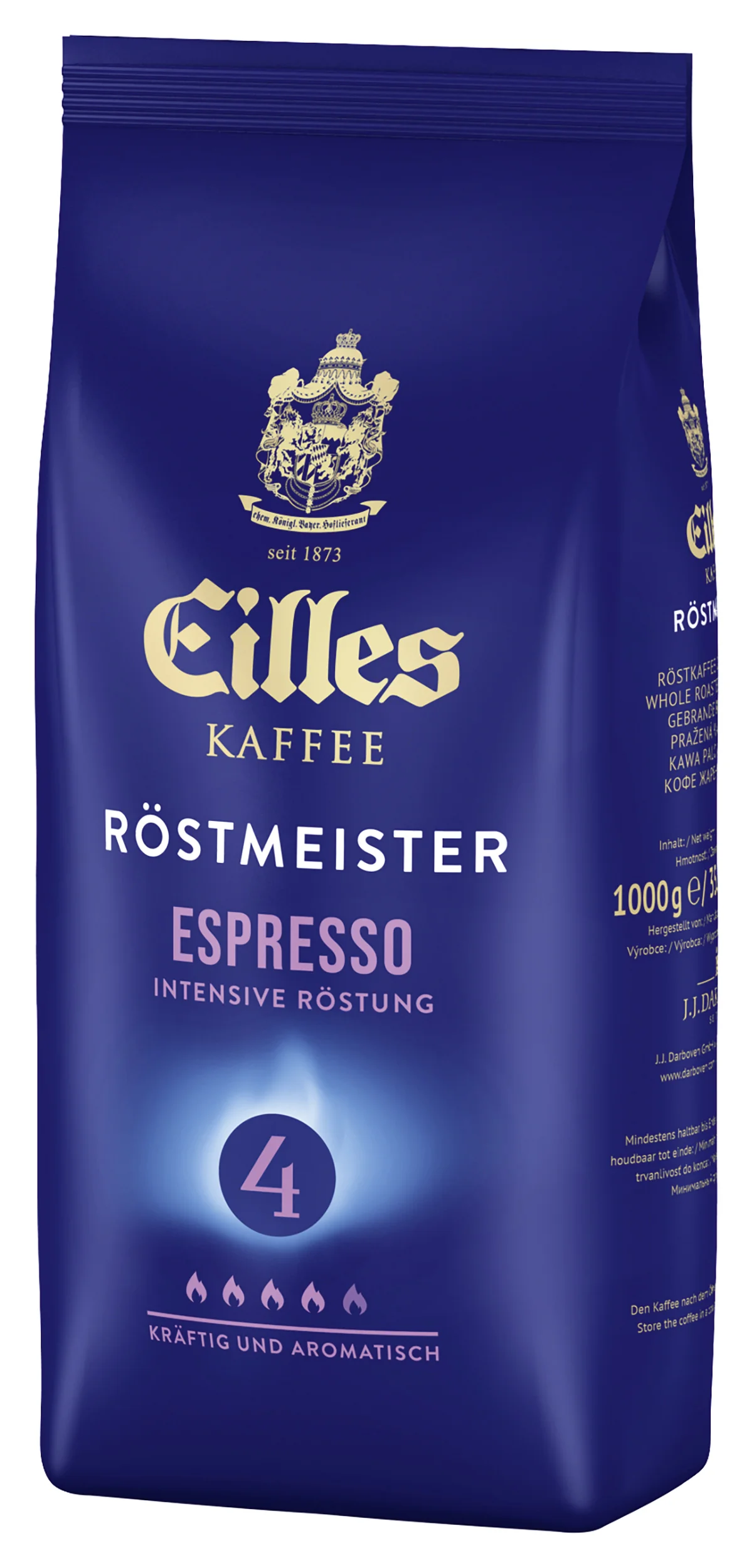 EILLES KAFFEE RÖSTMEISTER ESPRESSO - ZRNO 1x1000 g, zrnková káva