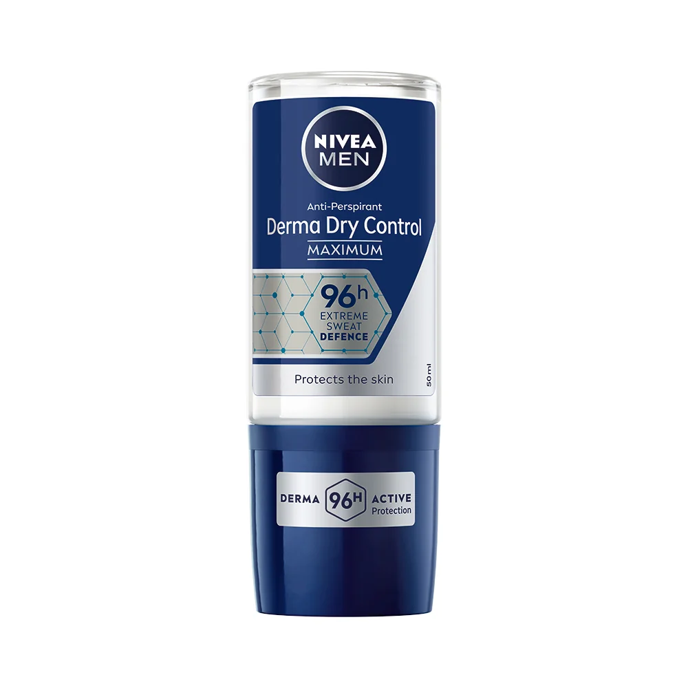NIVEA Guličkový antiperspirant pre mužov Derma Dry Control 50 ml