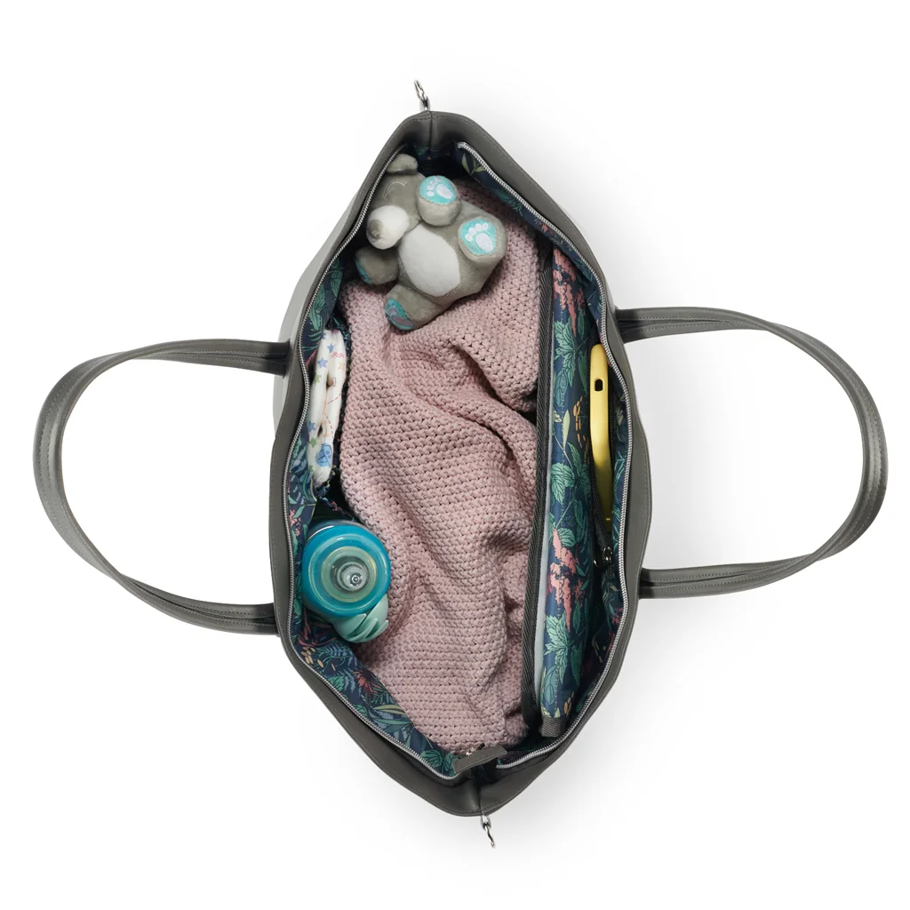 KINDERKRAFT Taška prebaľovacia Treasurebag Dark Grey 1×1 ks