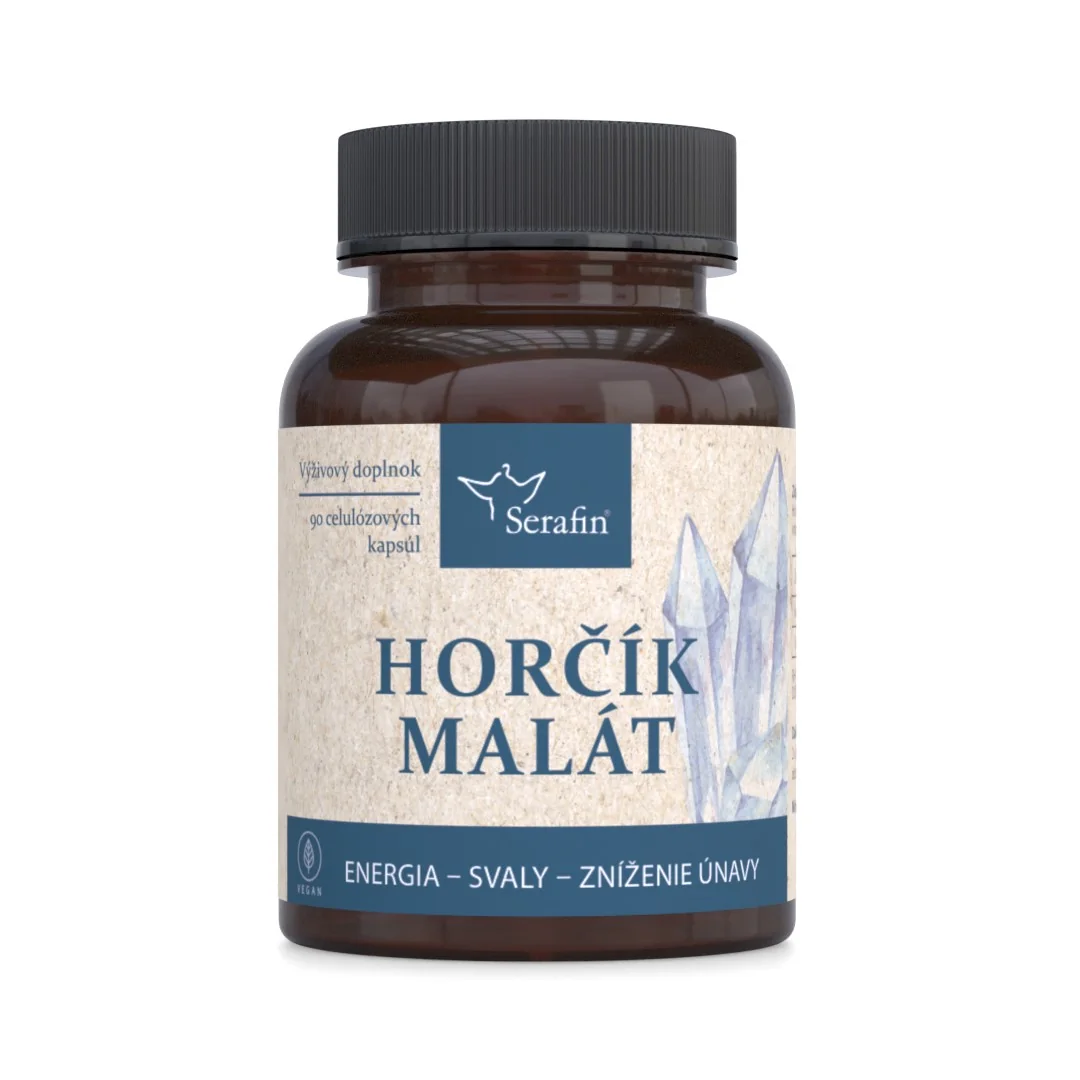 Serafin Horčík malát + B6 650 mg 90 kapsúl