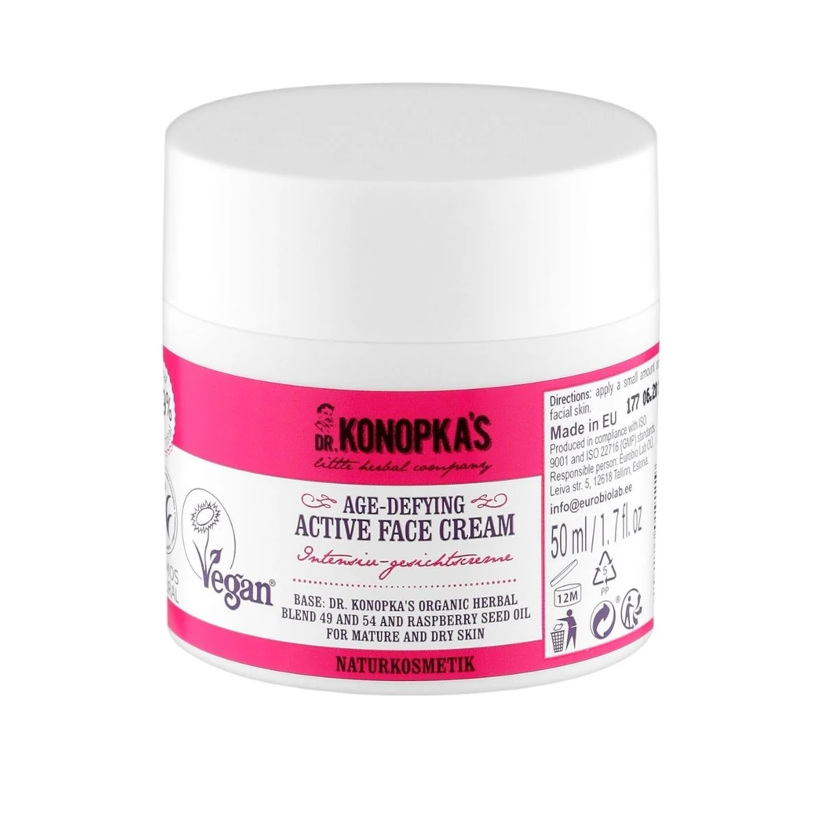 Aktívny anti-age pleťový krém - 50 ml - Dr. Konopka's