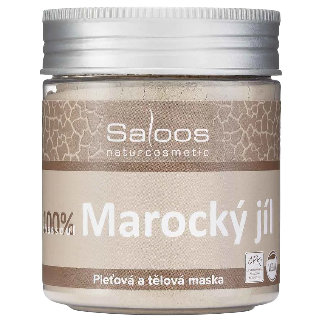 SALOOS Marocký íl Rhaasoul 1×200 g, prírodný íl