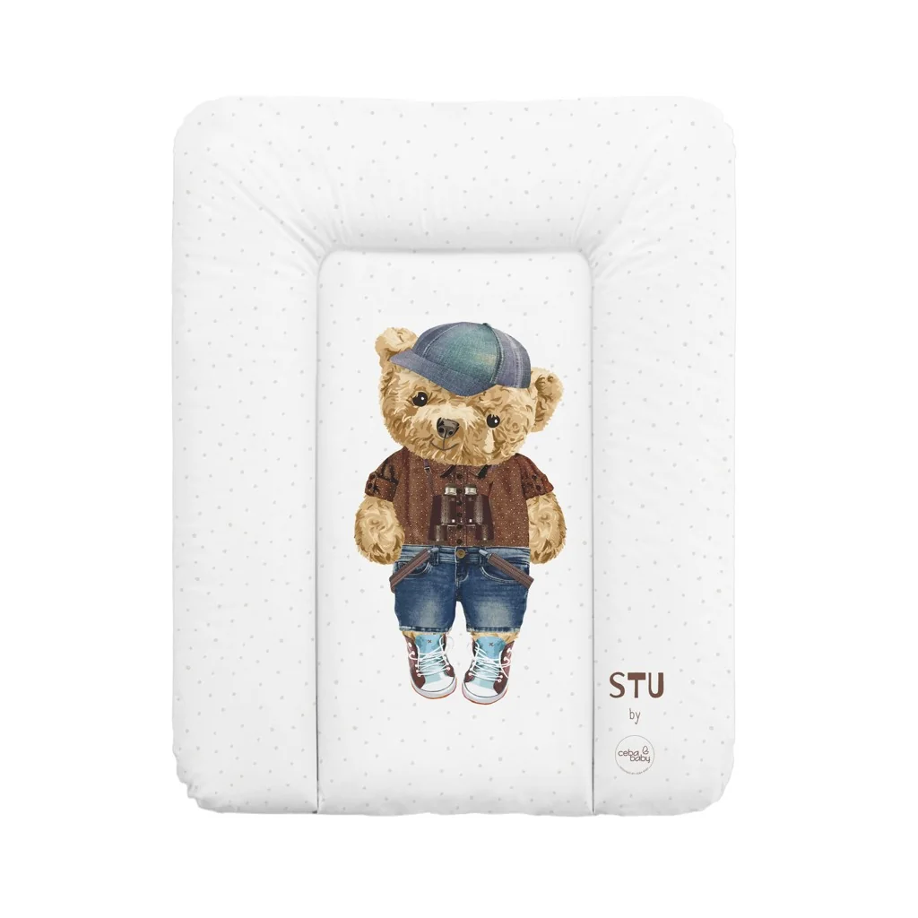 CEBA Podložka prebaľovacia mäkká (50x70) Fluffy Puffy Stu 1×1 ks