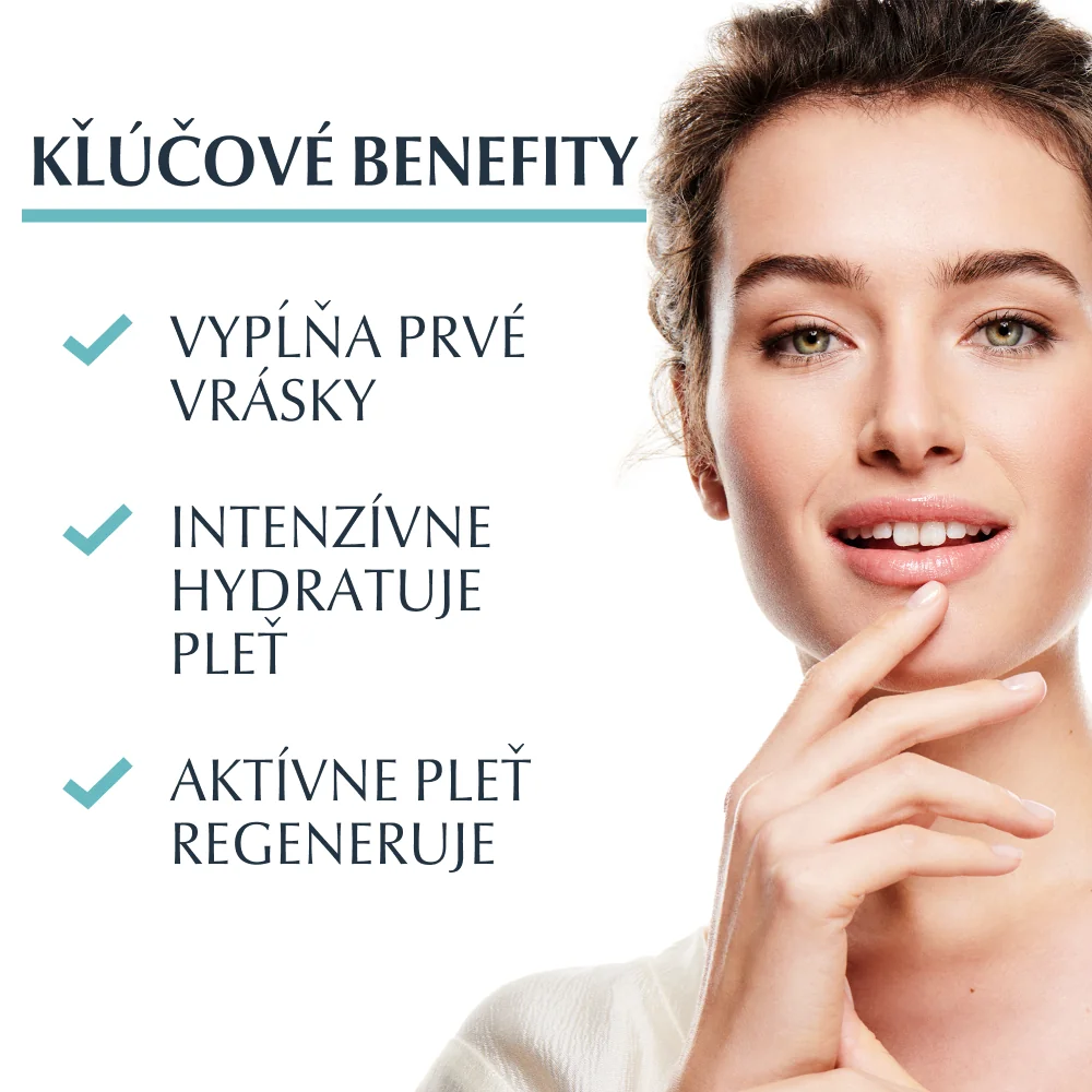Eucerin HYALURON-FILLER + 3x EFFECT Nočný hydratačný booster 1×50 ml, nočný hydratačný booster