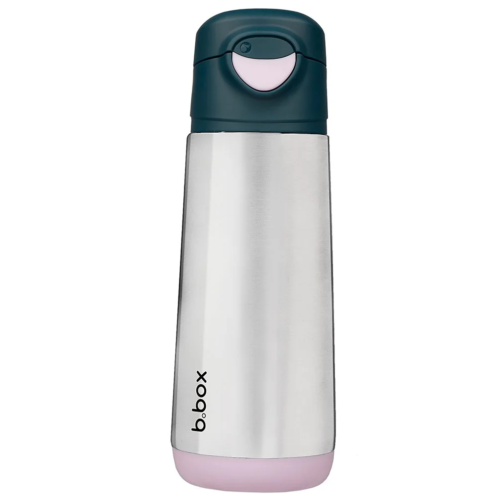 Športová termoska na pitie 500 ml indigo/ružová