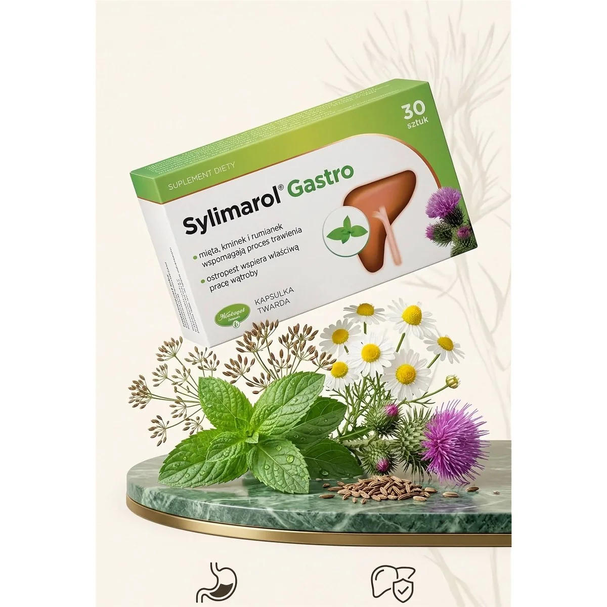 Herbapol Sylimarol Gastro 30 kapsúl