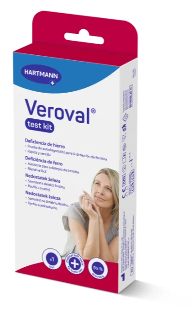 Veroval Test Kit Nedostatok železa (domáci test 1x1 ks) 1×1 ks