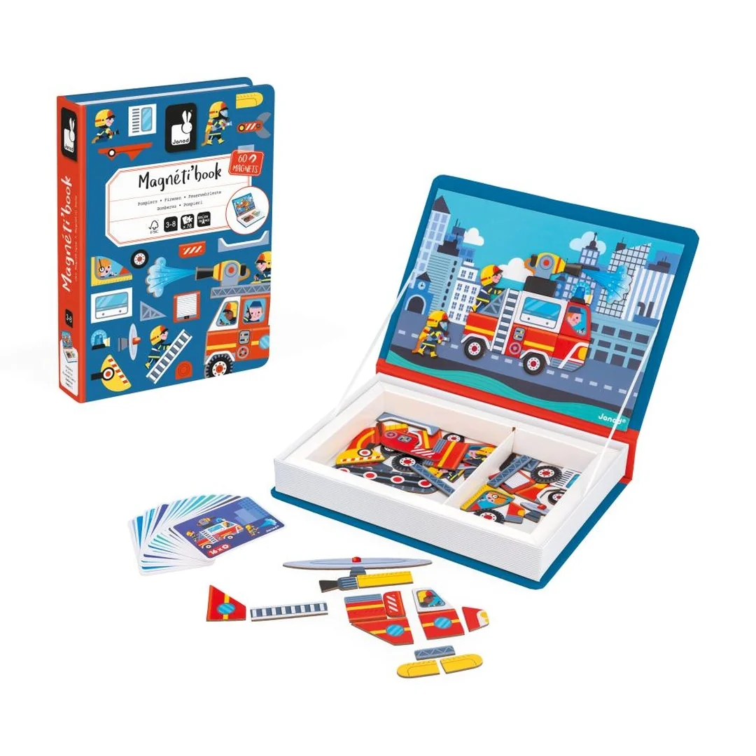 Janod Magnetibook Požiarnici 