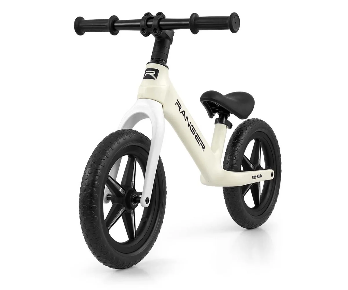 Detské odrážadlo/bicykel Ranger Flash svietiace disky - biela