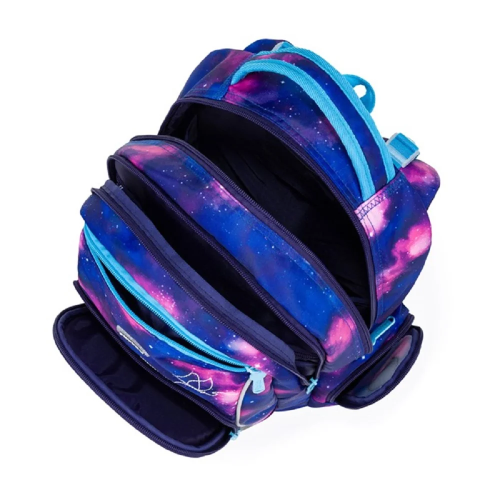 Školský batoh OXY GO Motýľ ergonomický, modrý