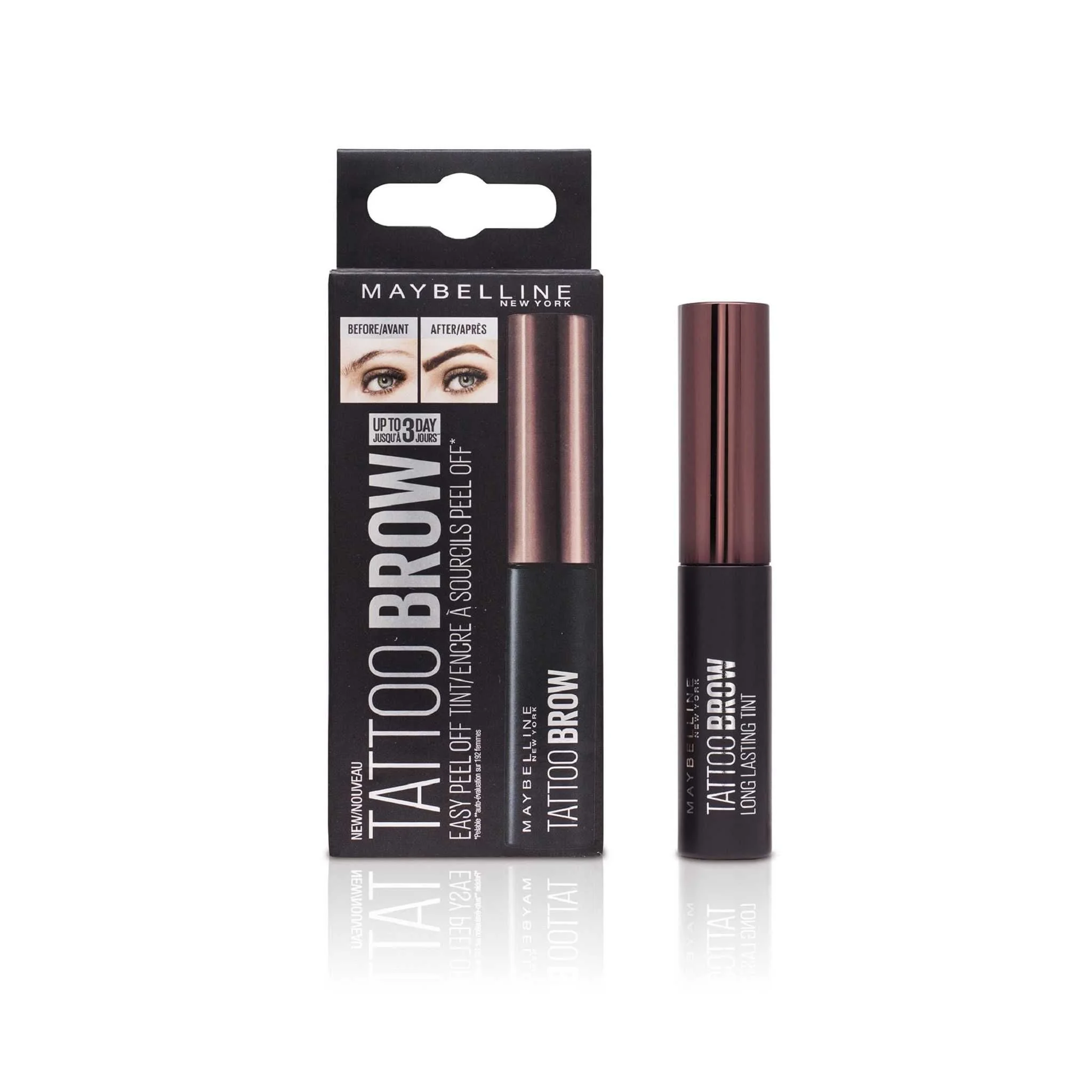 Maybelline Tattoo Brow Dark Brown 1×4,6 g, gél na obočie