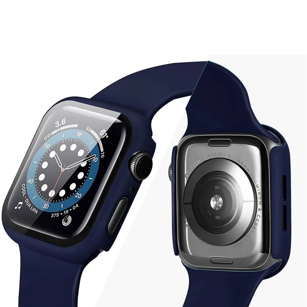Tech-Protect Defense 360 puzdro na Apple Watch 4 / 5 / 6 / SE (40mm), priesvitné priesvitné