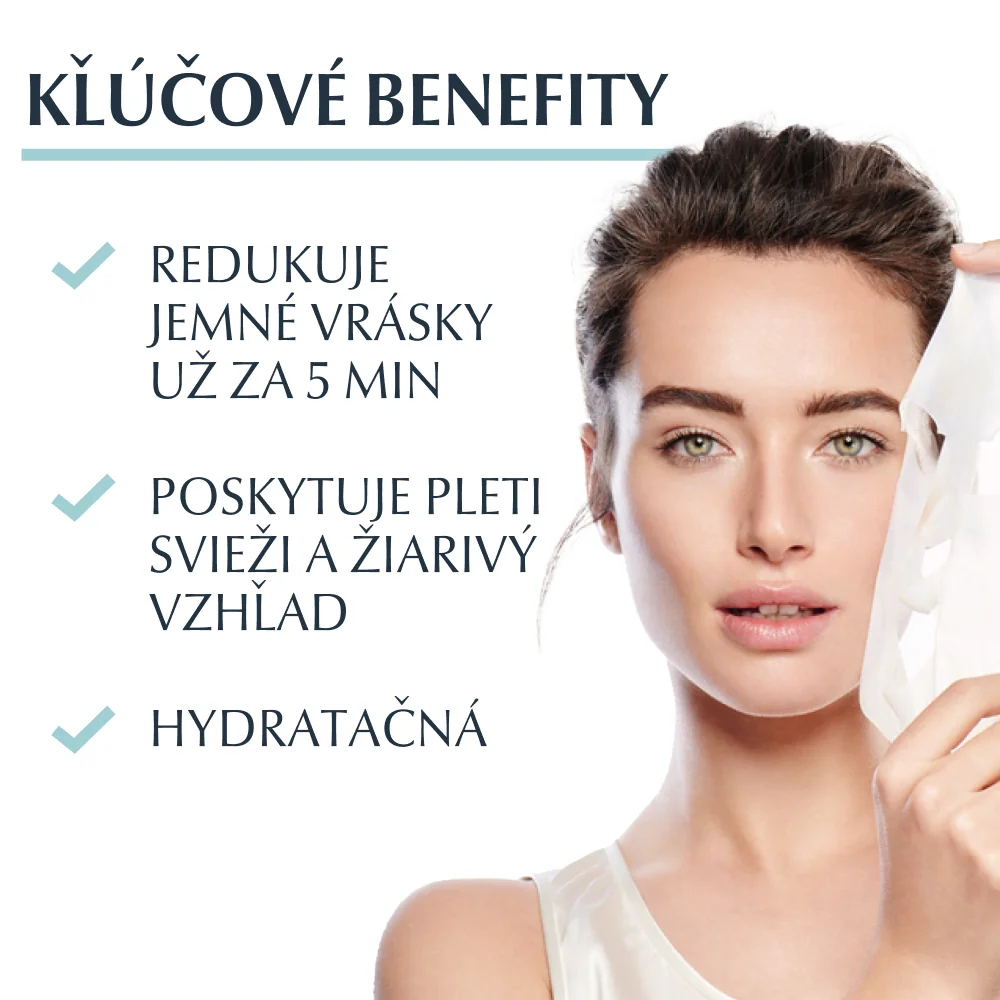 Eucerin HYALURON-FILLER 3x EFFECT Intenzívna maska 1×1 ks, svieži a mladší vzhľad pleti