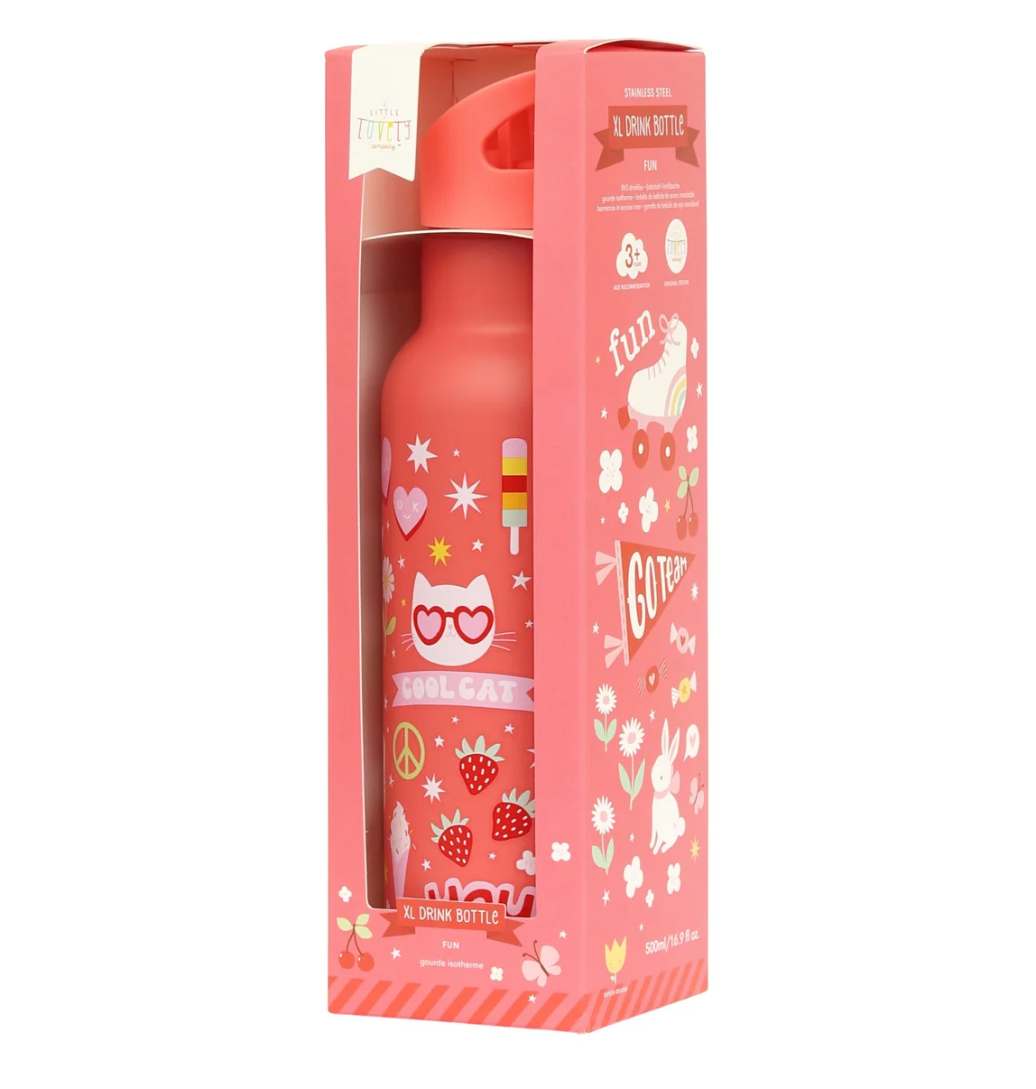 A Little Lovely Company - antikorová fľaša na pitie, 500 ml – zábava