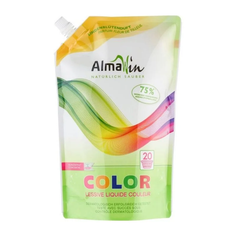 ALMAWIN Tekutý prací prostriedok COLOR 1,5 l - ekonom 1×1500 ml, tekutý prací prostriedok