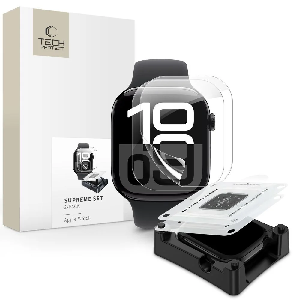 Tech-Protect Supreme Set ochranná fólia na Apple Watch 10 46mm