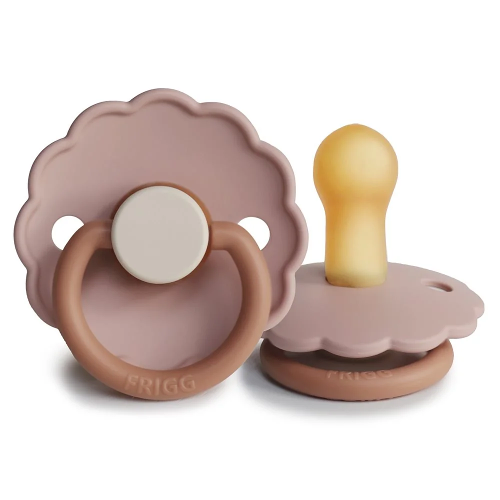 FRIGG Daisy kaučuk cumlík Biscuit, +6m 1×1 ks, cumlík
