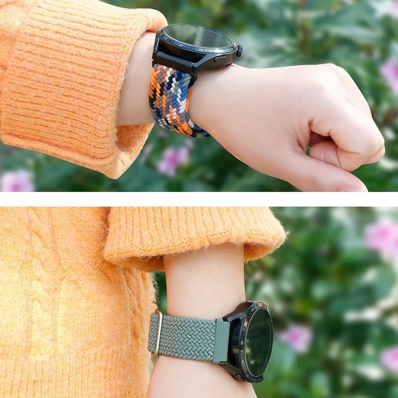 BStrap Elastic Nylon remienok na Samsung Galaxy Watch 3 41mm strawberry