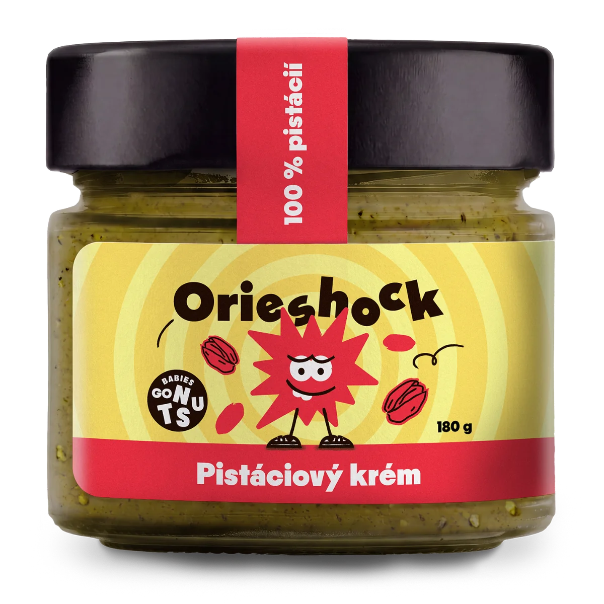 Orieshock Pistáciové maslo 100 % 180 g