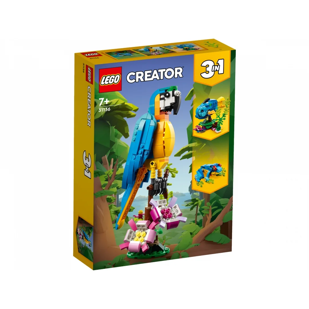LEGO® Creator 3-in-1 31136 Exotický papagáj