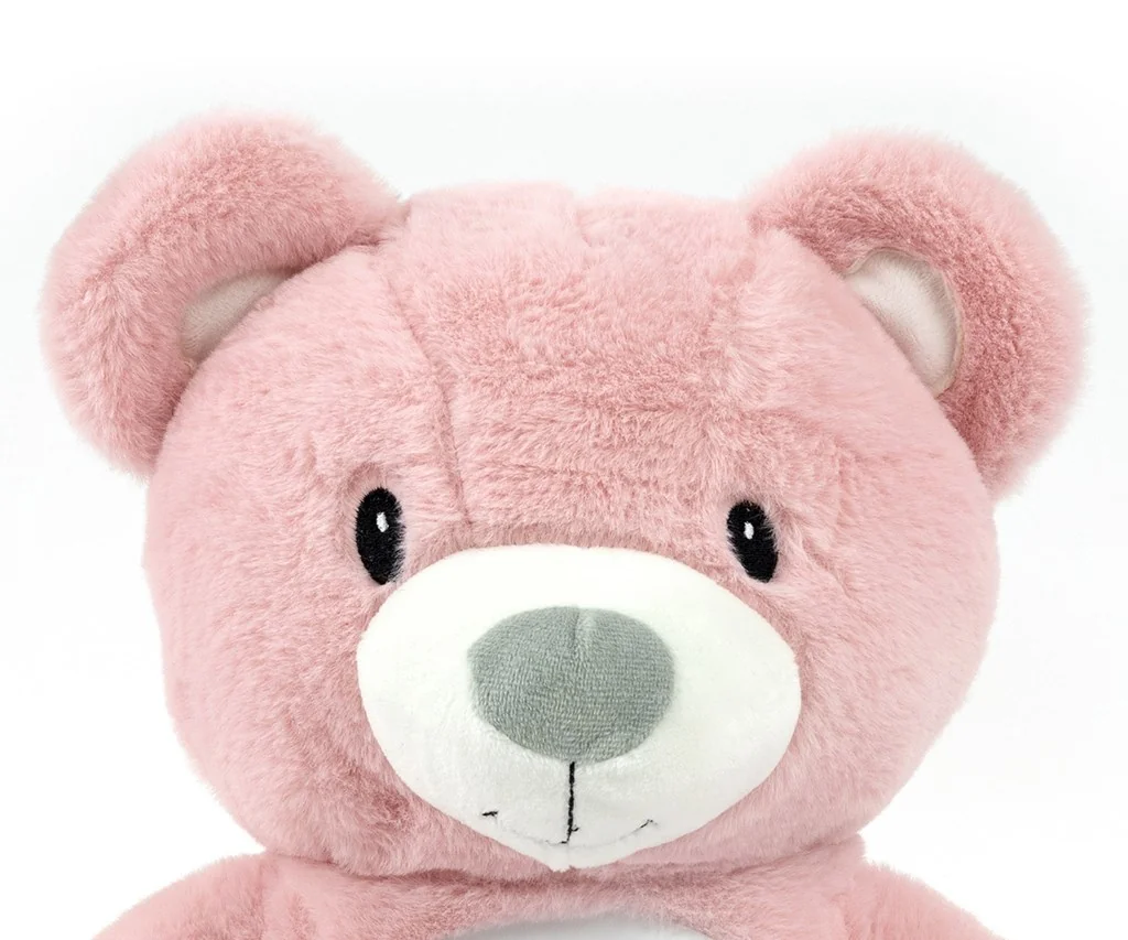 Plyšový zaspávačik medvedík s projektorom Milly Mally Bear pink ,