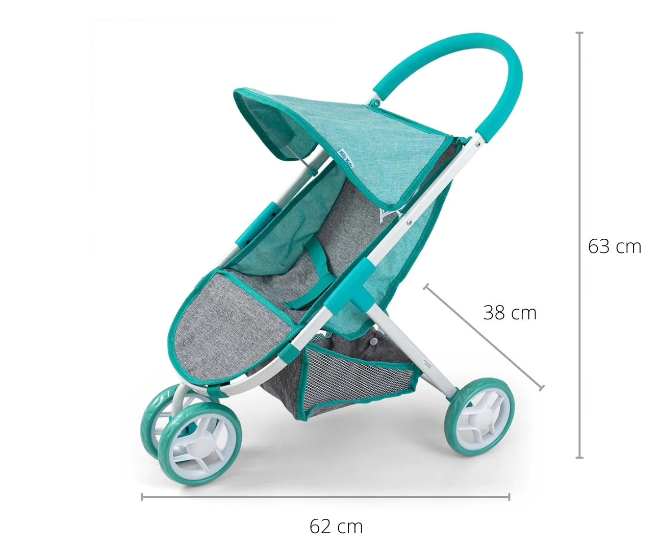 Detský golfový kočík pre bábiky Milly Mally Susie Prestige Mint ,