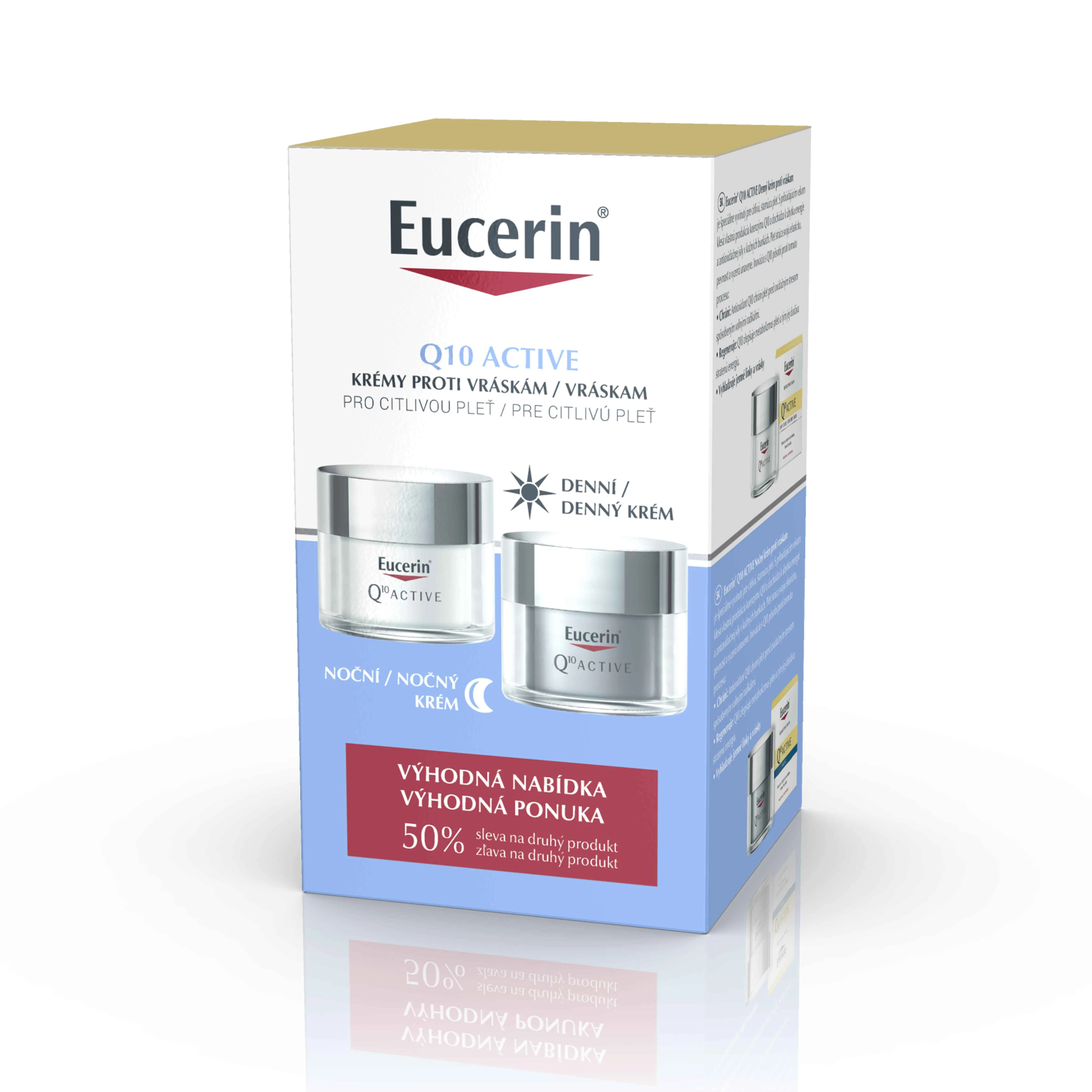 Eucerin Q10 ACTIVE Denný krém + Nočný krém