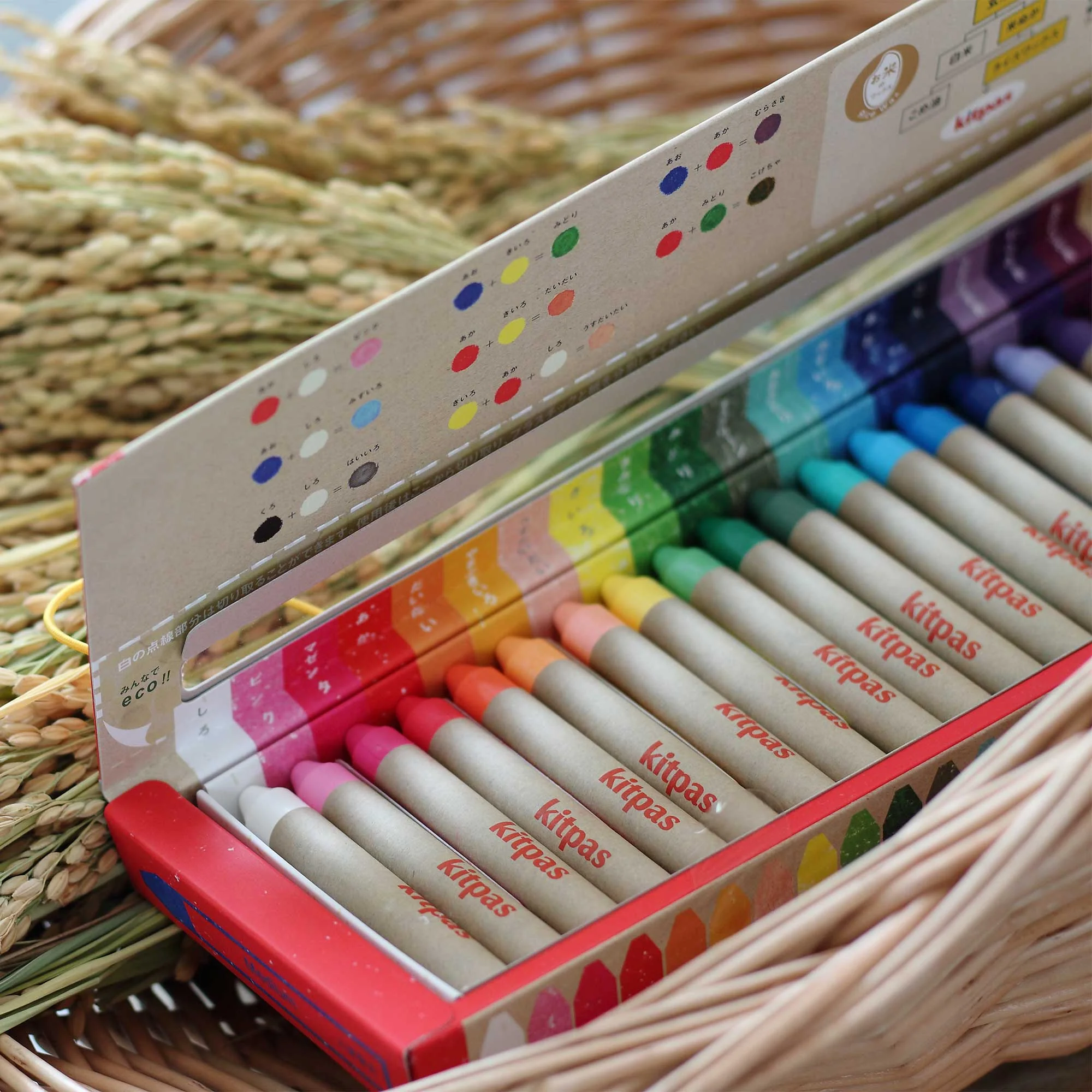 Kitpas voskové pastelky na sklo a papier 24ks