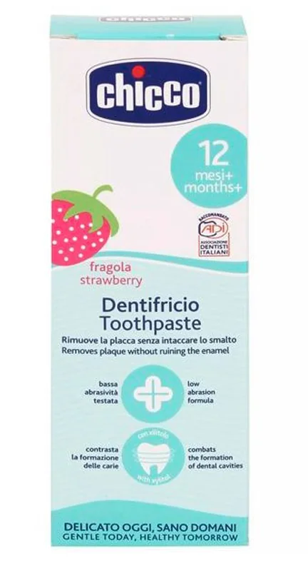 CHICCO ZP JAHODA BEZ FLUORU 50ML 12M+ 1KS 1 ks