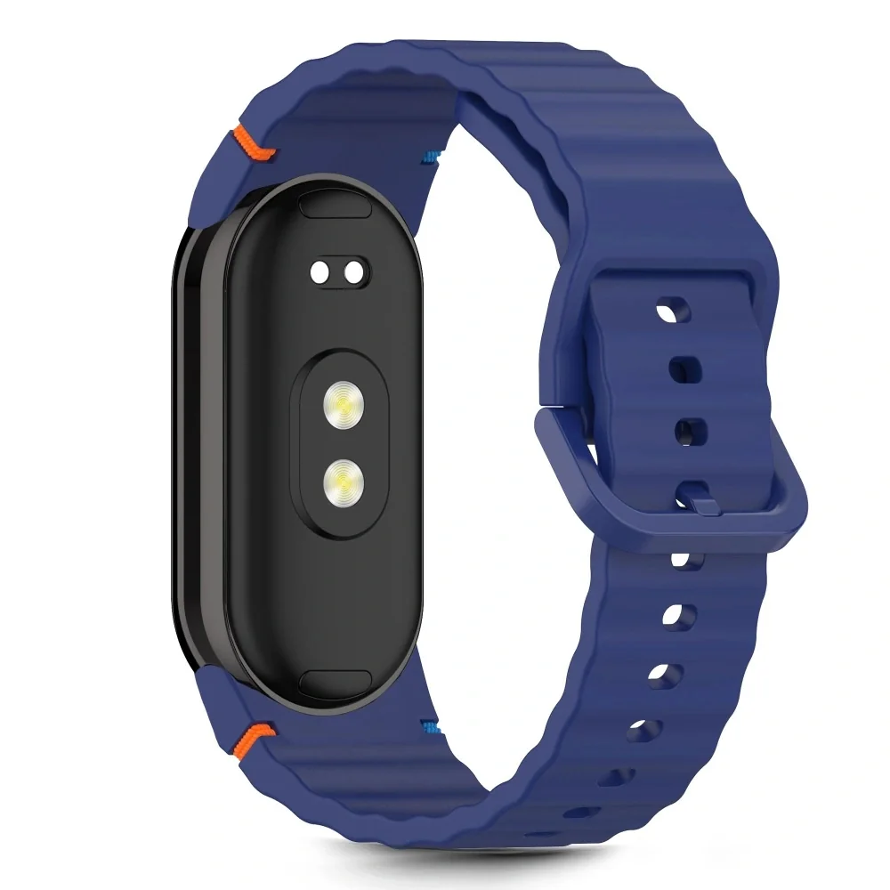 Tech-Protect Silicone Sport remienok na Xiaomi Smart Band 8 / 9 / 10, storm blue storm blue