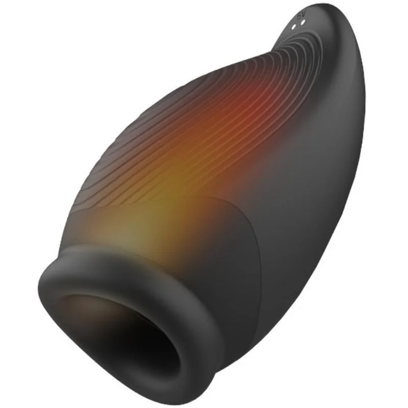 Nahrievací stlačiteľný masturbátor 15,5 cm