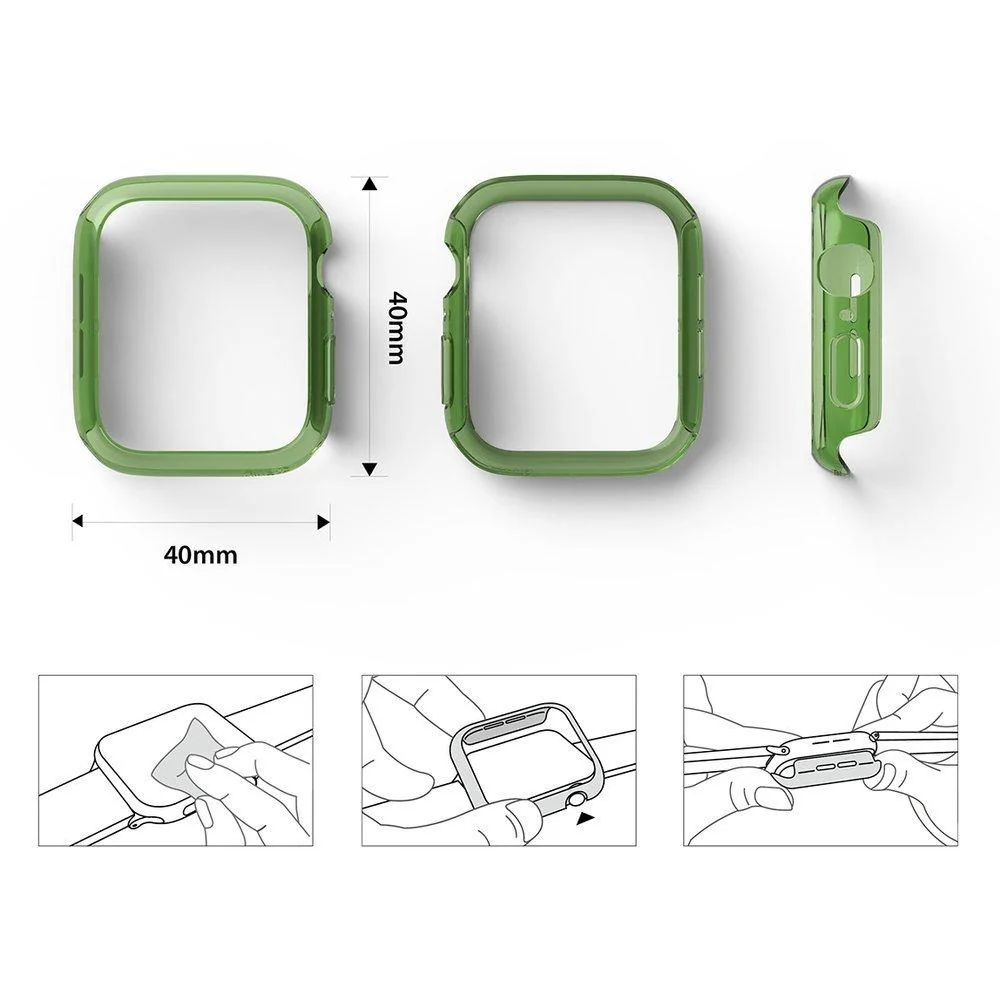 Ochranné puzdro pre Apple Watch 4 40mm/Watch 5 40mm/Wat 2x set