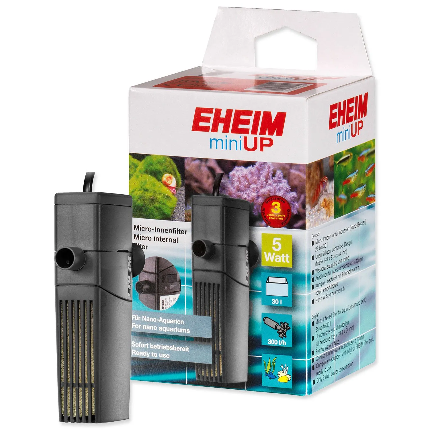 Filter Eheim MiniUP vnútorný, 300l/h