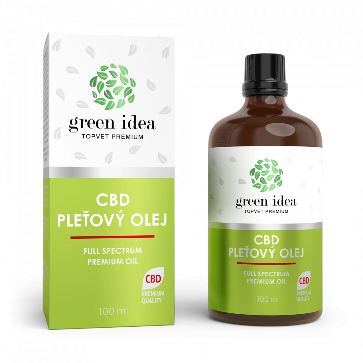 CBD pleťový olej 100 ml - Green idea