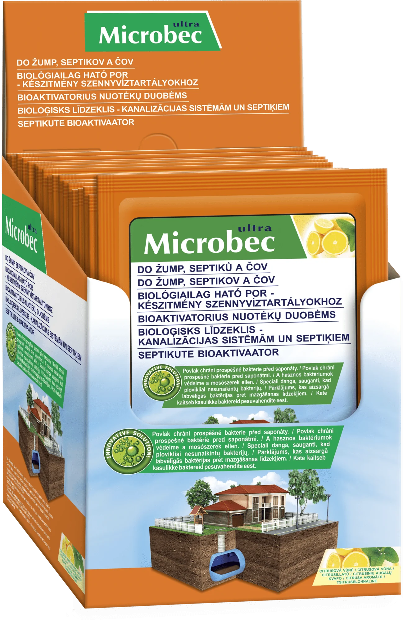 02241 Bros Microbec do žump, septikov a ČOV 25 g