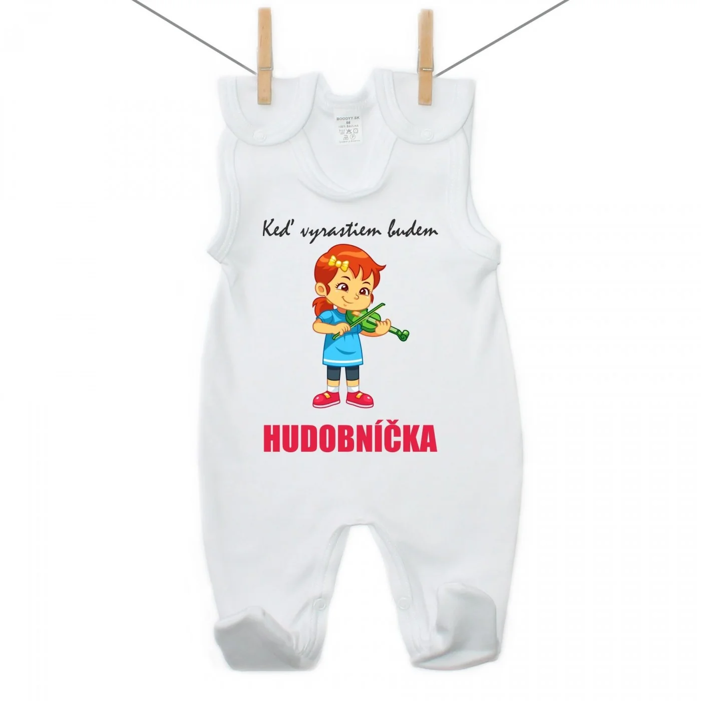 Boodyy Dupačky Keď vyrastiem budem hudobníčka Veľkosť: 56
