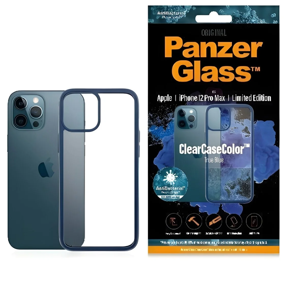 Puzdro ClearcaseColor pre Apple iPhone 12 Pro Max Tmavo Modrá, 1 x 1 ks