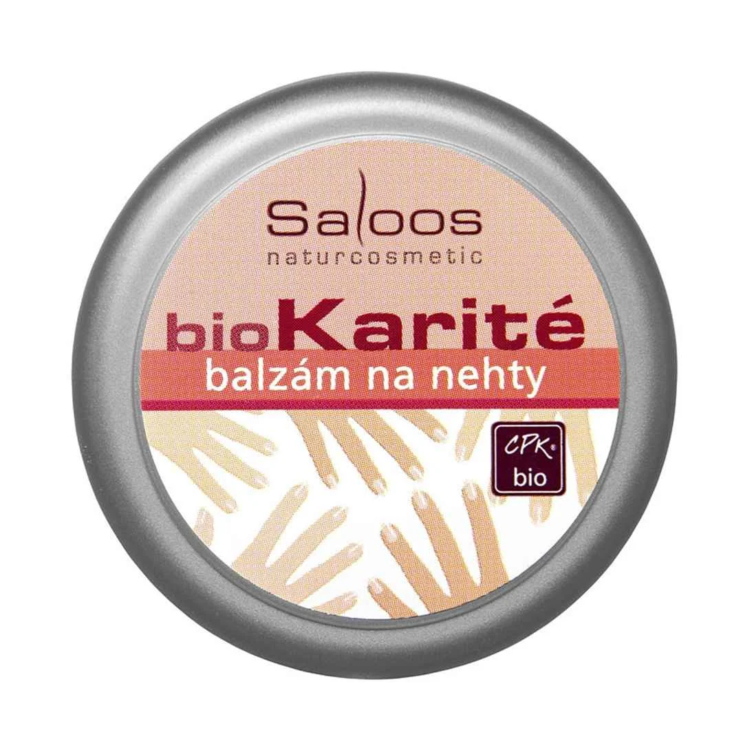 Saloos bioKarité balzam na nechty 1×19 ml, vysoký obsah zinku, regeneruje, zvláčňuje