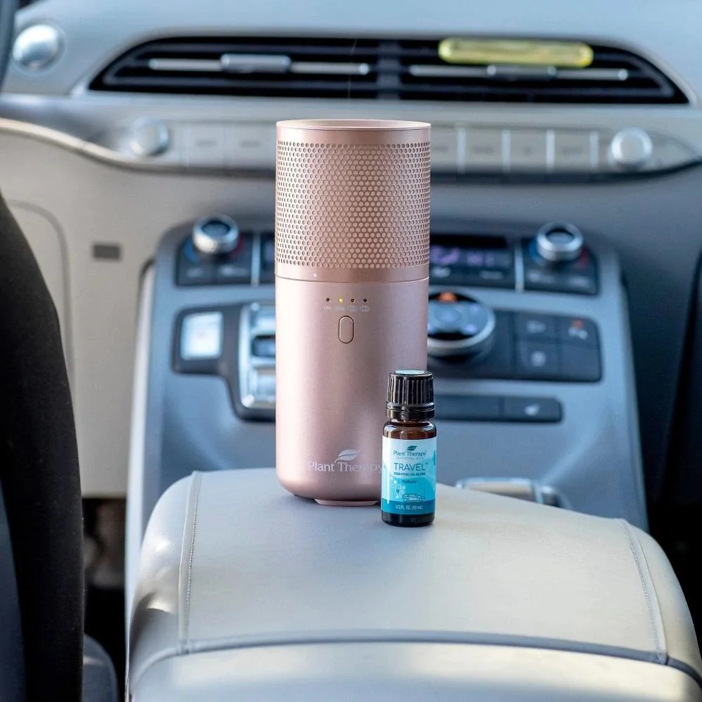 Plant Therapy USB prenosný difuzér Rose Gold s cestovným balením Objem: 50 ml