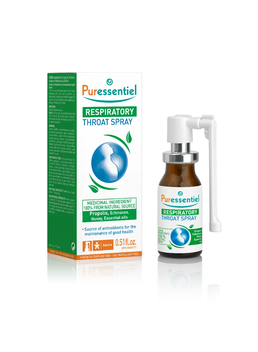 PURESSENTIEL Sprej proti bolesti v hrdle 1×15 ml, sprej do hrdla
