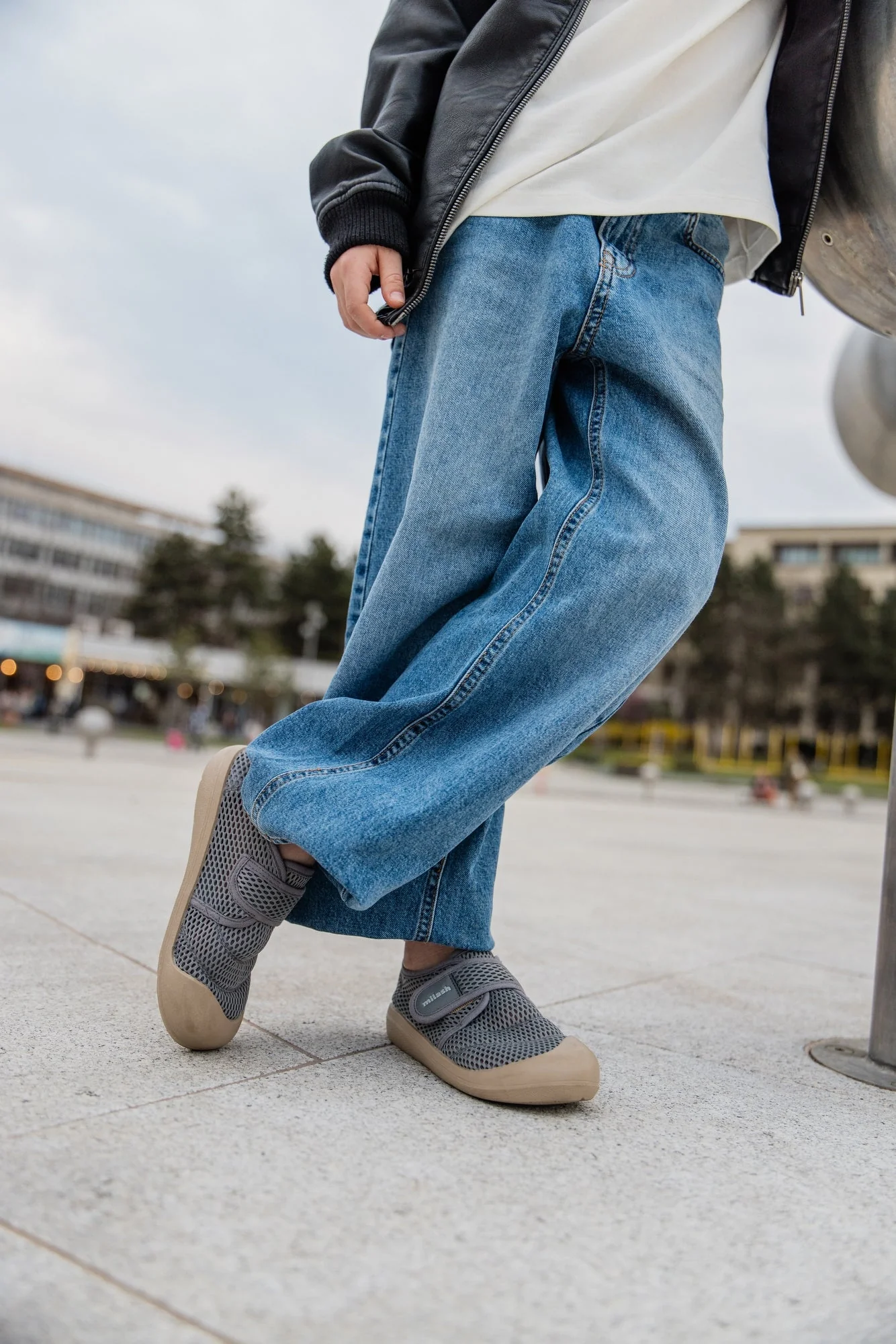 Milash tenisky FUN shoes - URBAN podrážka - sivé Veľkosť: 28 (VD: 18 cm)