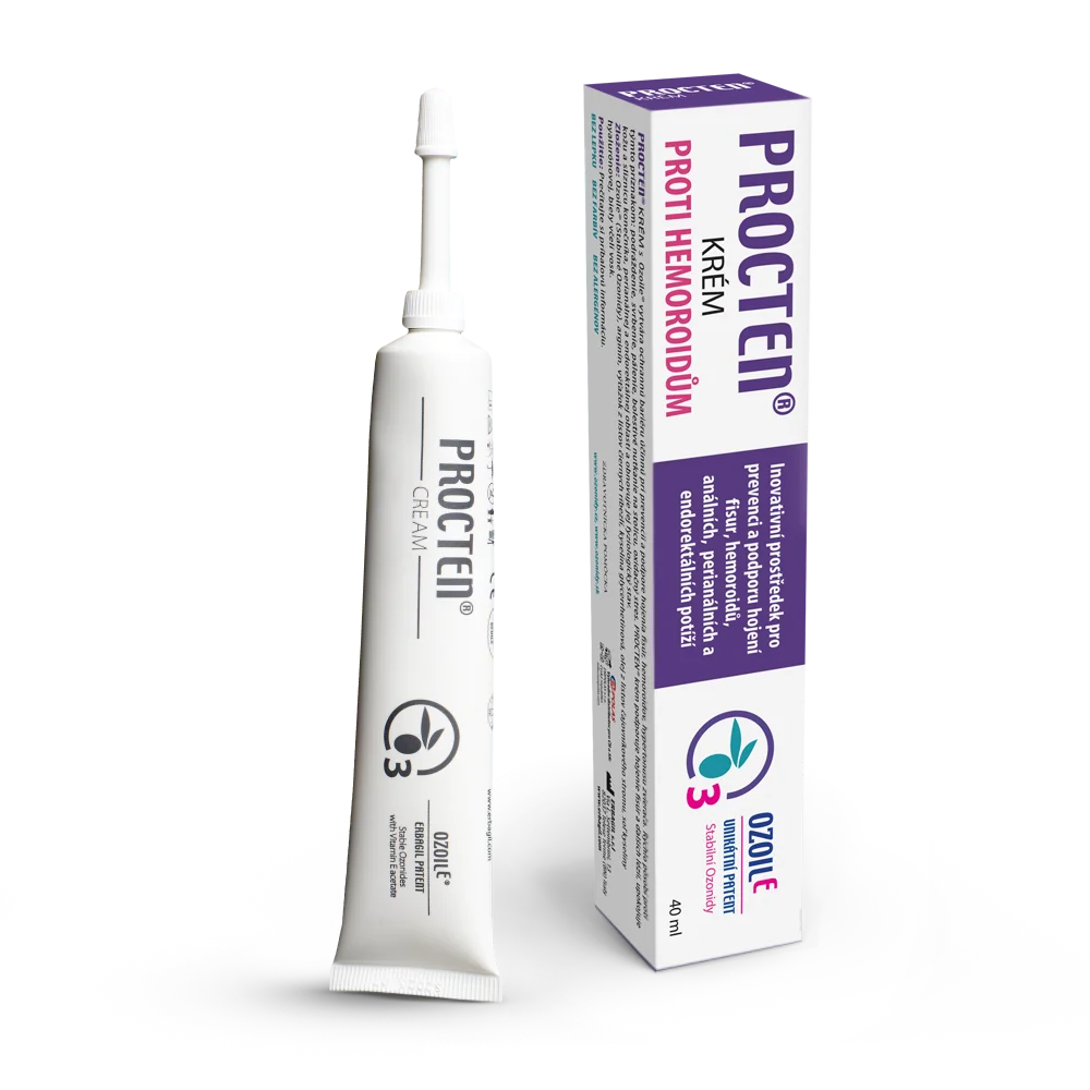 PROCTEN Krém Na Hemoroidy 40ml 1×40 ml, krém na hemoroidy