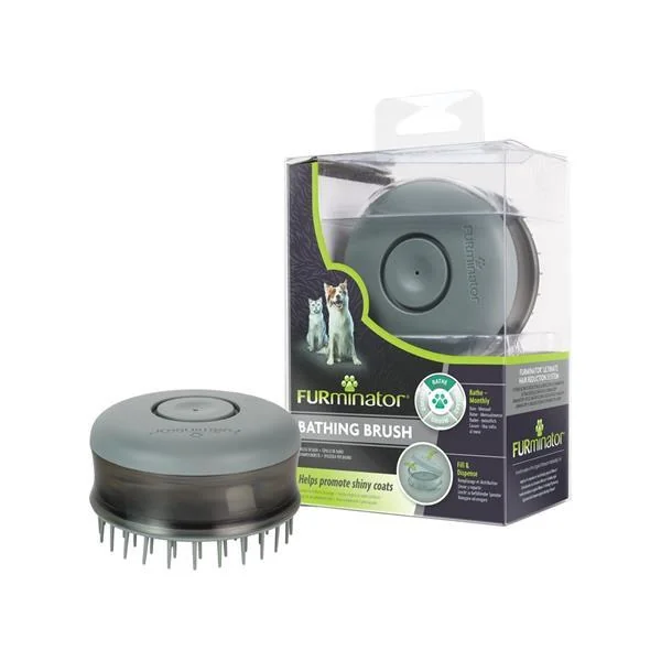 FURminator Bathing Brush 1×1 ks, kefa na kúpanie pre psy a mačky