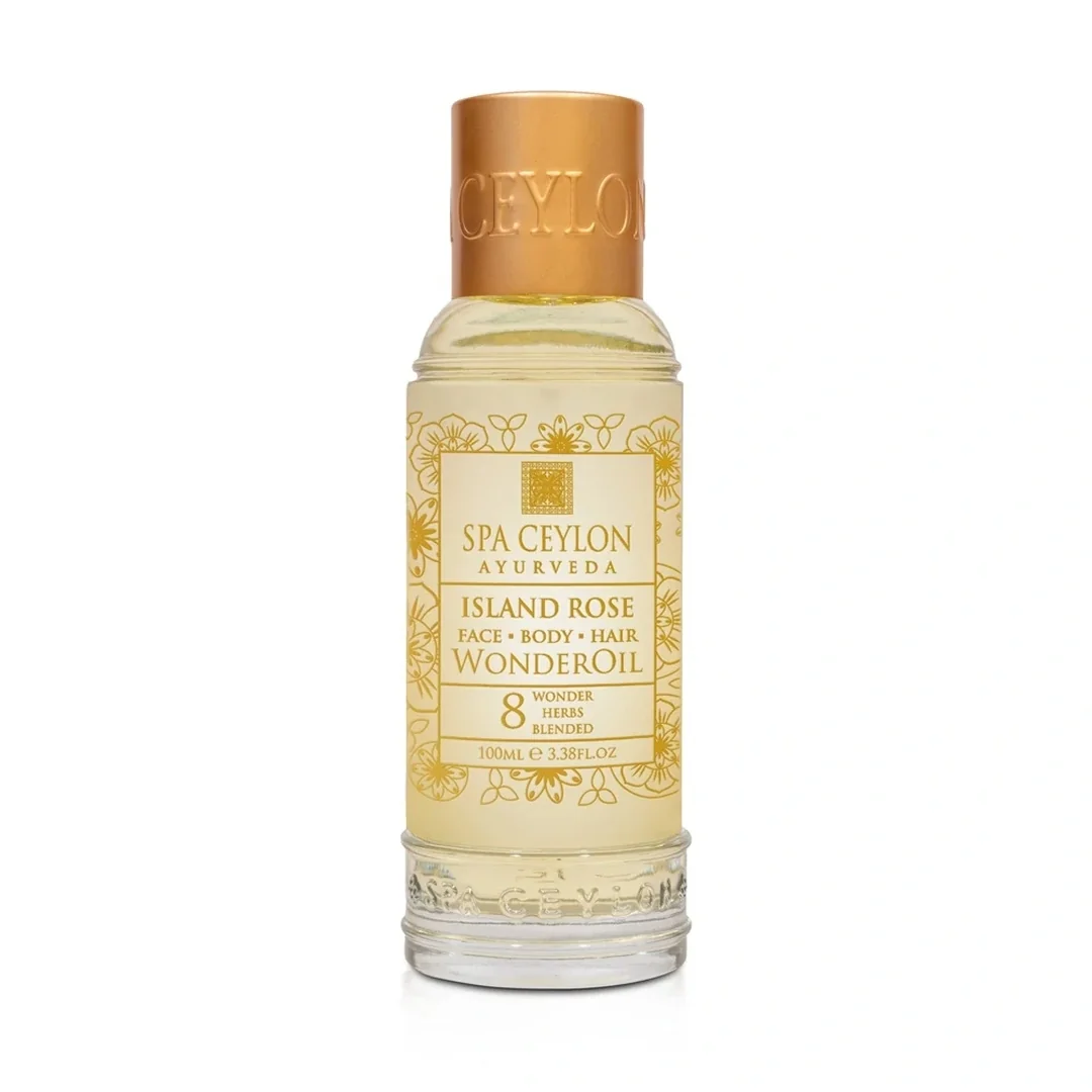 Suchý olej na pokožku a vlasy Island Rose 100 ml, ruža
