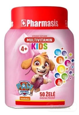 Pharmasis MULTIVITAMIN KIDS Labková patrola 1×250 g, multivitamín pre deti