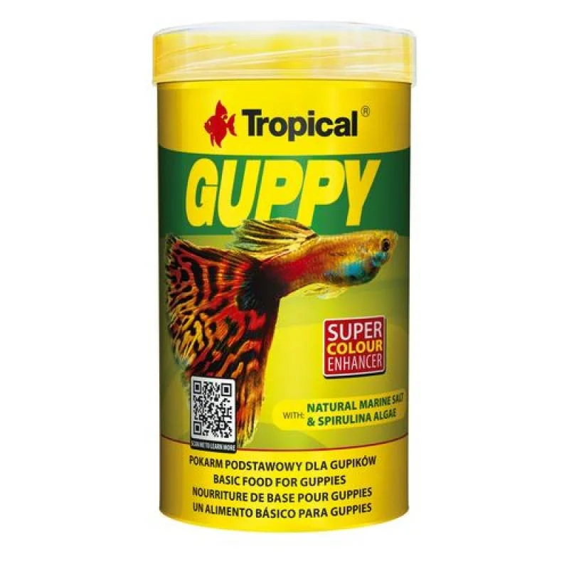 TROPICAL Guppy 250ml/50g základné krmivo pre gupky 